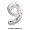32" Rainbow Jelly Gradient Aluminum Foil Balloon for Birthday, Festival, Wedding Party Decorations