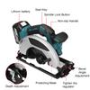 7inches 388VF 180mm Cordless Circular Saw Versatile for Woodworking Cutting  18V 22900mAh
