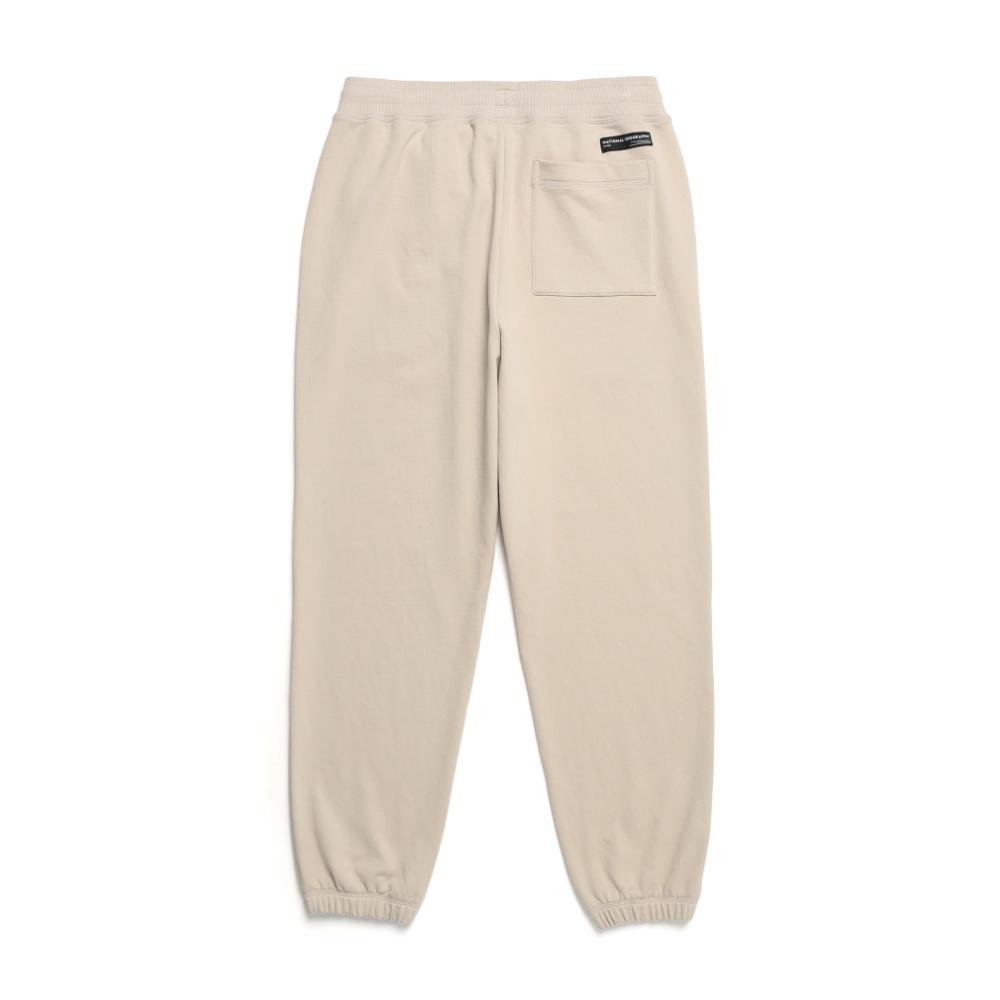 National Geographic N241Upt030 Pita Semi-Overfit Training Jogger Pants Oak Beige