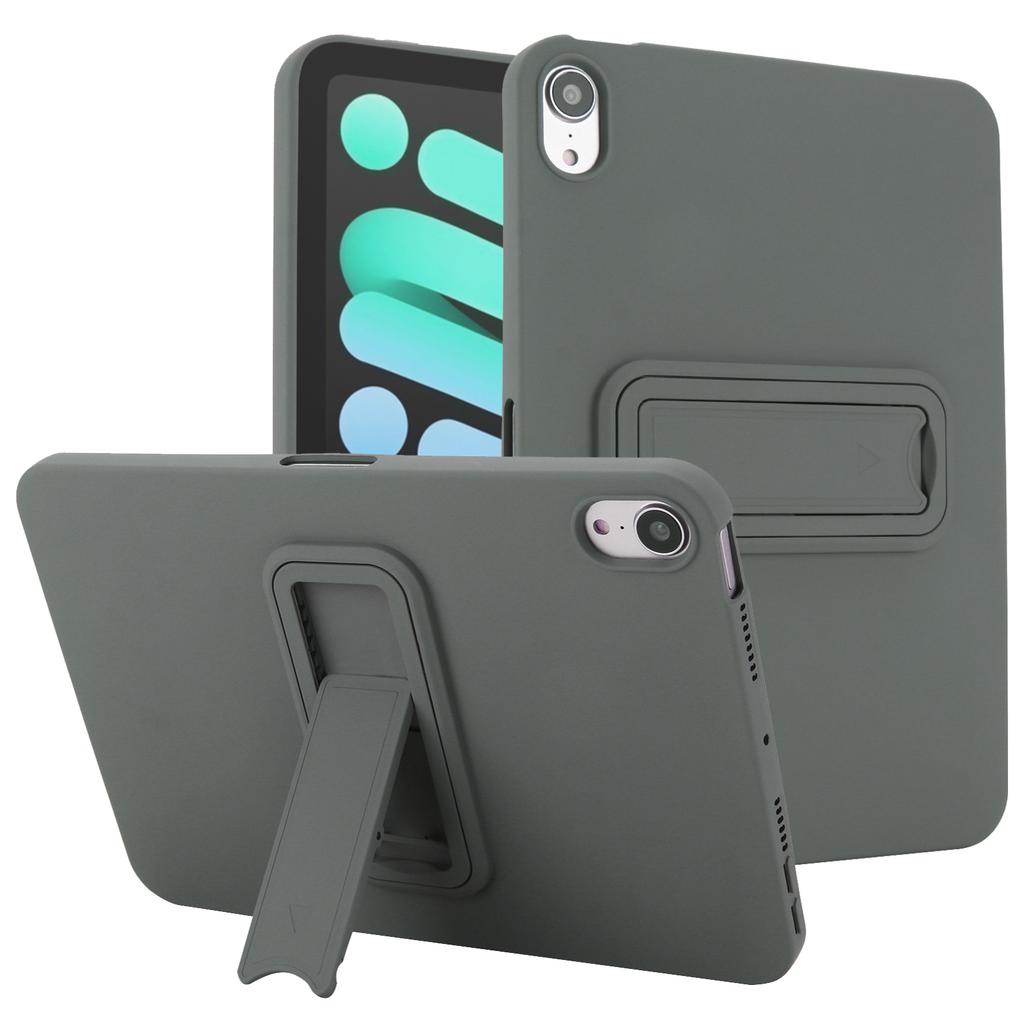 For iPad mini (2024)/(2021) Case TPU+PC Skin-Friendly Kickstand Tablet Cover