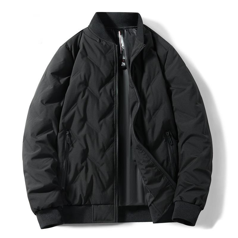 

Мужской пуховик с воротником бейсболки, зимний, утолщенный, теплый и холодостойкий, с белым утиным пухом, красивый 3XL