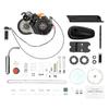 100cc Bicycle Motor Kit 4-Stroke Bicycle Gasoline Engine Motor Kit with Double Belt Drive & Air-Cooling, Bike Engine Kit