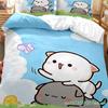 New Cute Bubu Dudu Cartoon Bear Panda Duvet Cover Kawaii Bedding Sets Soft Quilt Cover Single/Double/Queen/King Boys