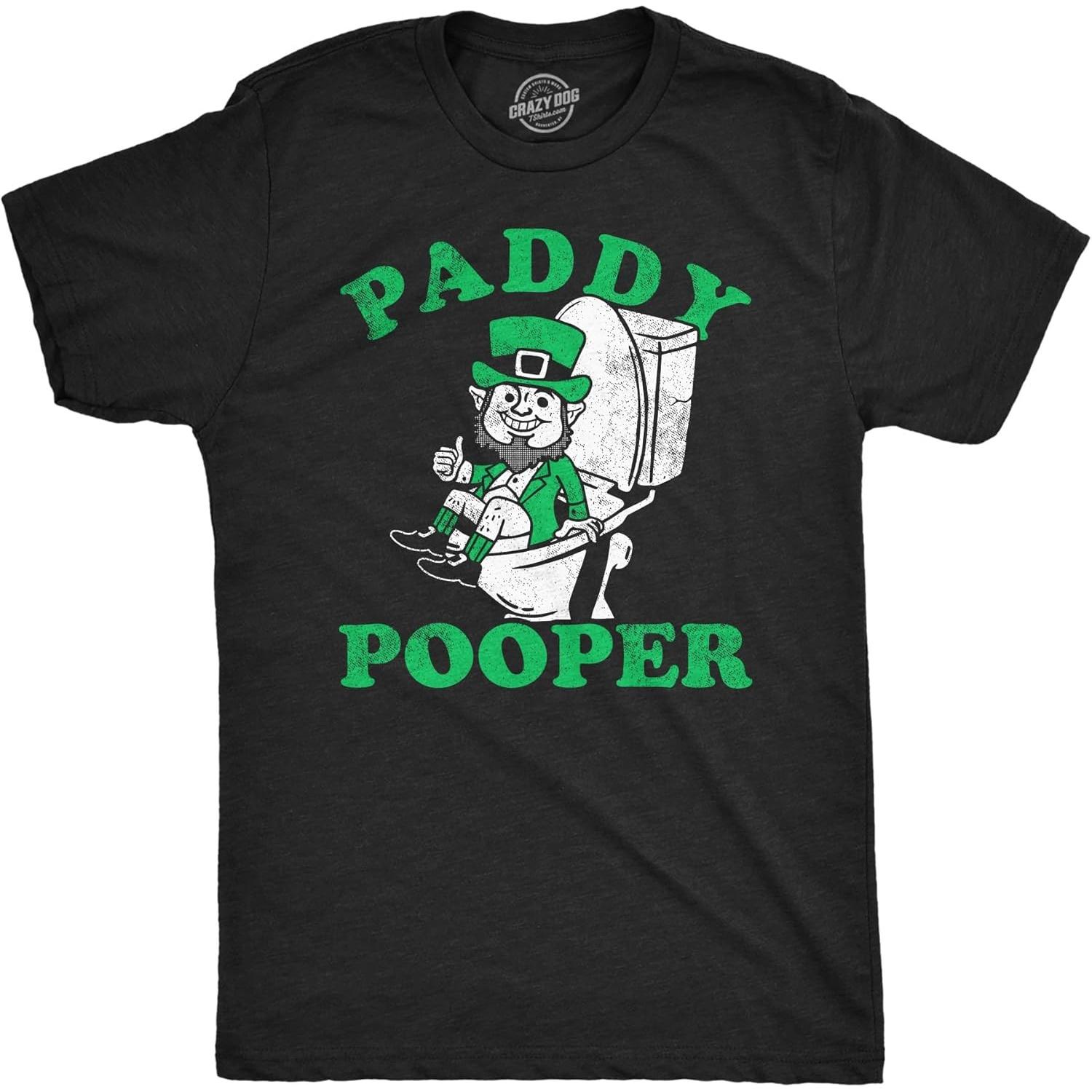

Funny Saint Patricks Day T Shirts for Men Party Shirts for St Pats Funny Drinking Tees XXXXXL чорний