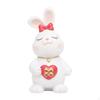 Statue Weddings Animal Sculptures Collectible Figures Miniature Bunny Resin Figurines for Home Shelf