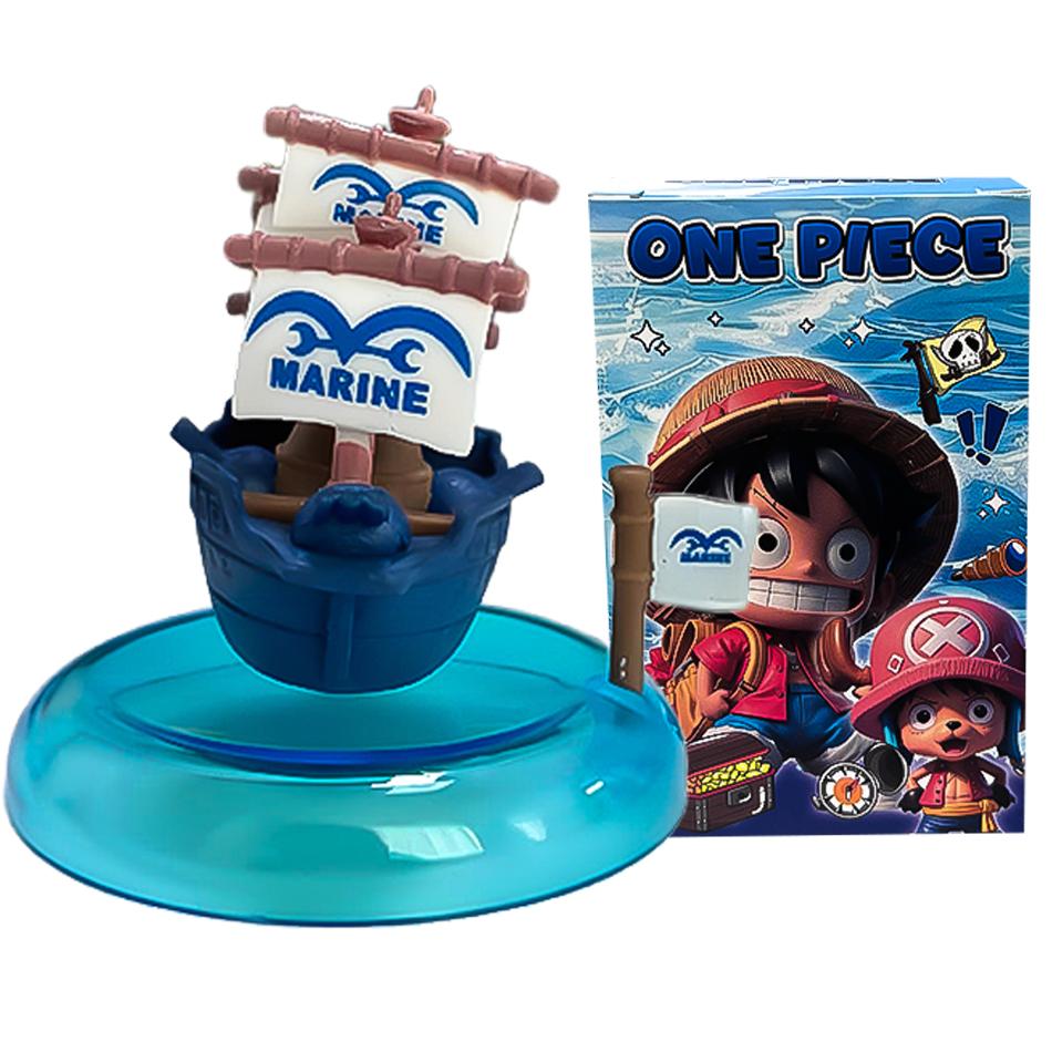 Anime One Piece-Pirate Ship Series Blind Box Guess Bag Toys Doll Cute Anime Figure Desktop Ornaments Collection