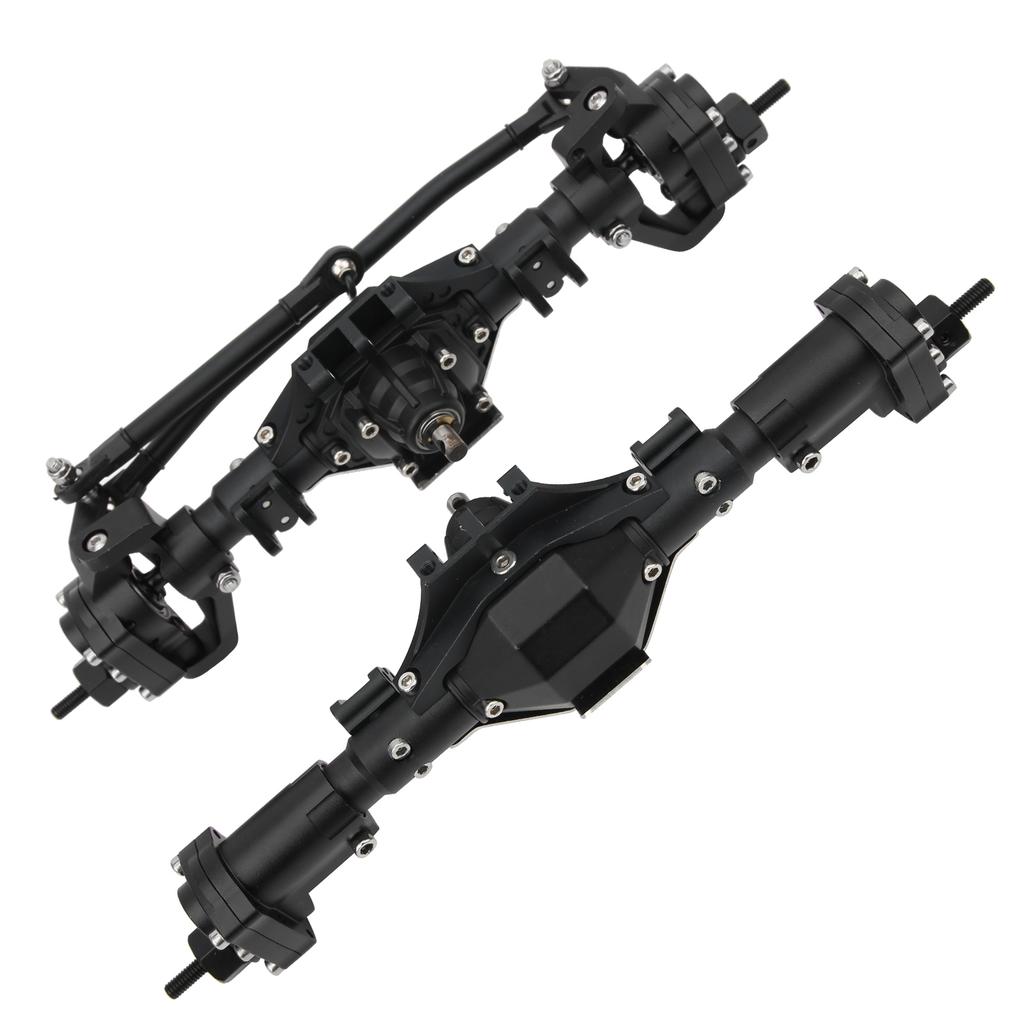 Front Rear Axle Assembly with Drive Shaft Upgrade Parts Fit for   SCX10 II 90046 90047