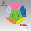 Yisheng Solid Color Dodecahedron Cube: Smooth Educational Toy with Tutorial for Kids