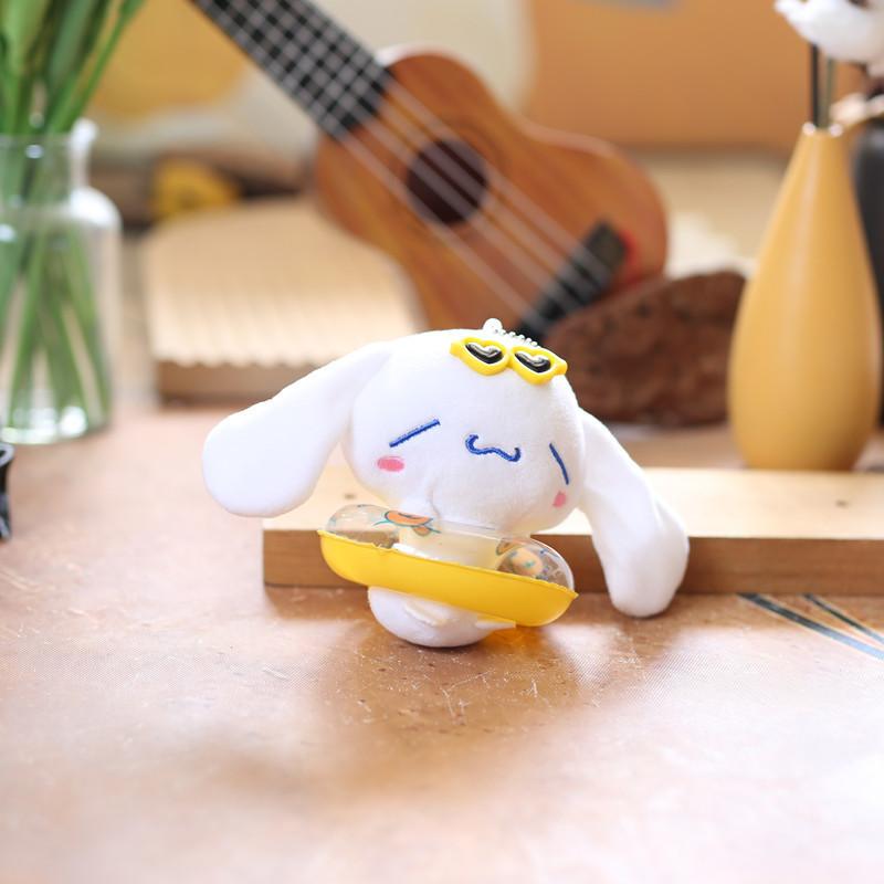 

Adorable Plush Dog Keychain Cute Soft Toy Charm Bag Accessory Ideal Gift For Kids жёлтый