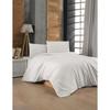 Bedding Set - 1 Duvet Cover 220 X 240 Cm + 2 Pillowcases 60 X 60 Cm - 100% Reinforced Cotton - White