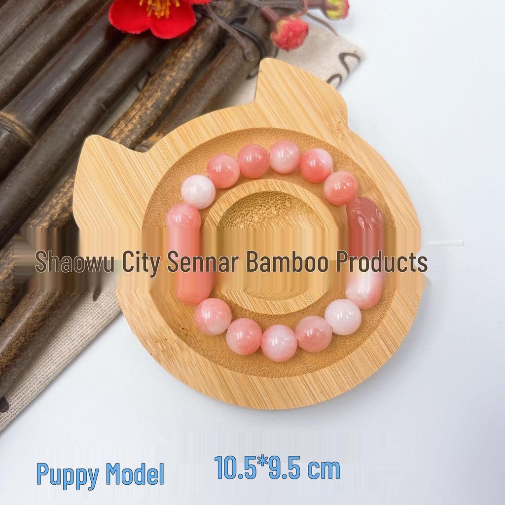 Premium Bamboo Jewelry Storage & Display Tray for Bracelets and Bangles