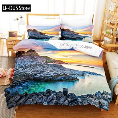 Landscape Painting Bedding Set Duvet Cover Set 3d Bedding Digital Printing Queen Size Bedding Set Fashion Design
