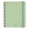 KOKUYO Soft Ring Notebook Sooofa A6 Deformed 4mm Grids 80 Sheets Green Su-SV758S4-G