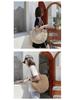 Large Capacity Ethnic Style Woven Shoulder Bag – Fashionable Women's Beach Handbag