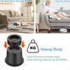BHBL 3 Inch Bed Risers Heavy Duty Furniture Riser, Bed Lifts Risers, Bed Elevator Supports Up To 6,000 Lbs 8 Pack