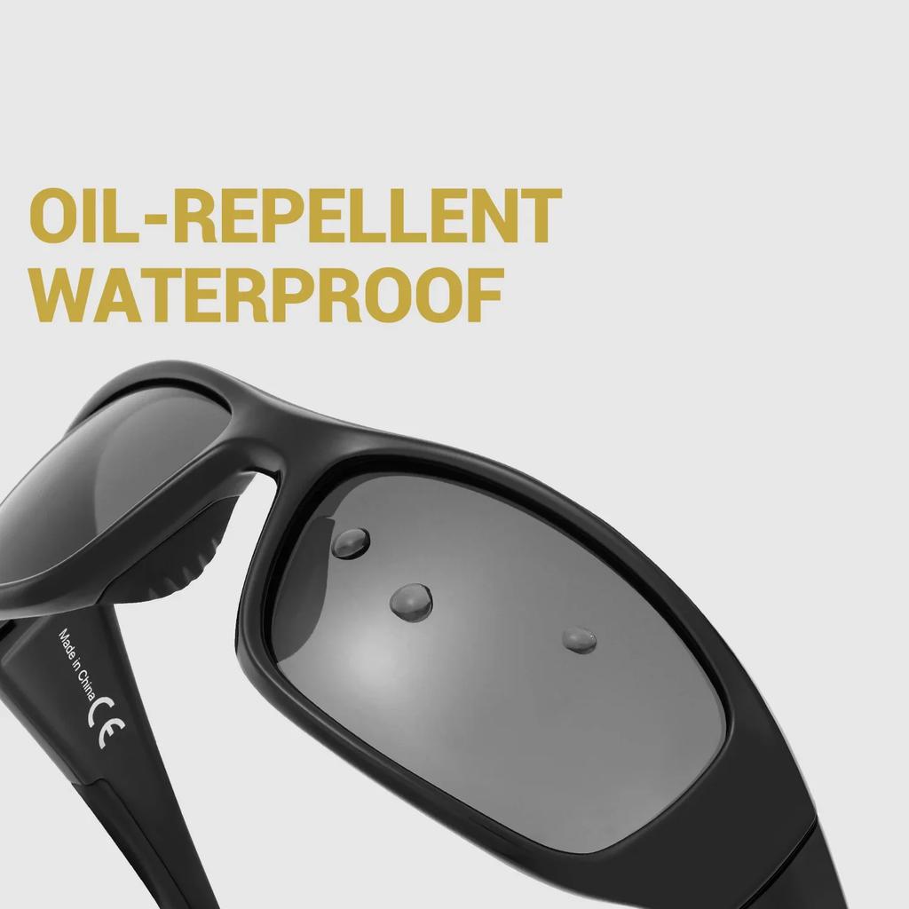 Kapvoe Nuovi Occhiali da Pesca Polarizzati UV400 da Esterno per Uomo Occhiali da Sole da Ciclismo per Donna Occhiali da Bicicletta Occhiali Sportivi da Corsa