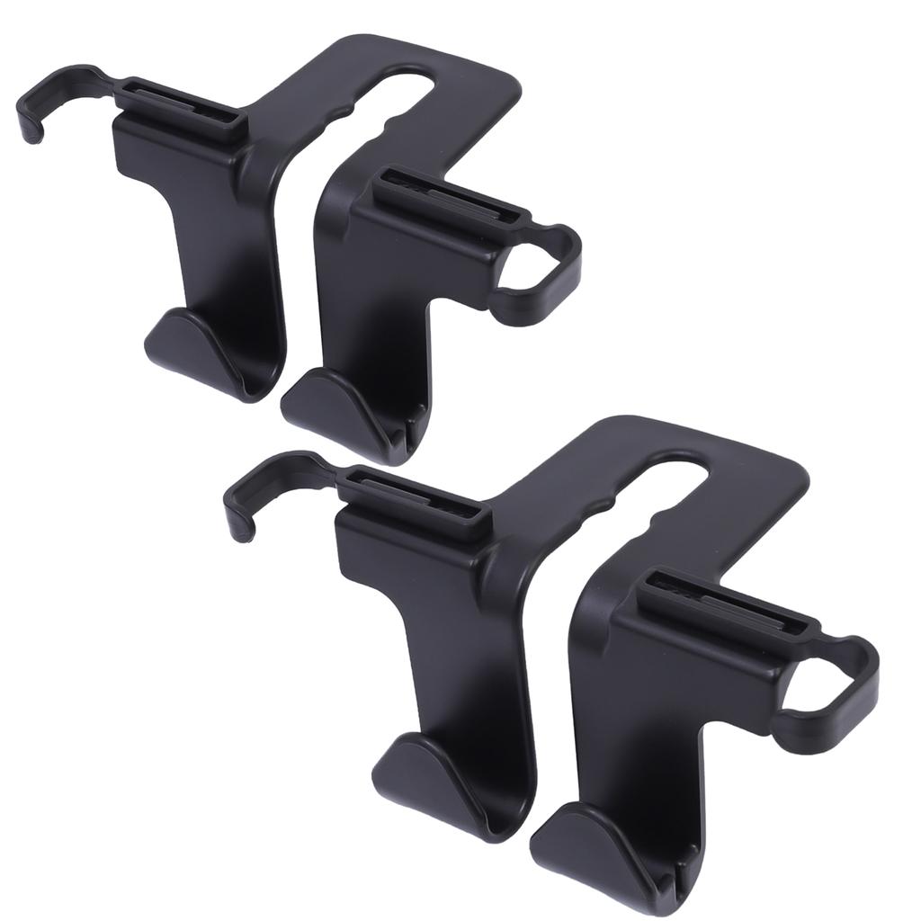 Car Hidden Phone Holder Hook Car Seat Headrest Hanging Storage Bracket Hook Electric Vehicle Motorcycle Telescopic Sundries Rack