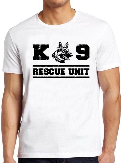 K9 Rescue Unit Military Police Dog German Shepherd Vintage Tee T Shirt M32