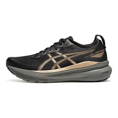 Gel-Kayano 31 Pantofi de alergare confortabili versatili durabili cu profil jos Bărbați sneaker Negru Galben 1011B995-002