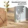Vintage Base Board Corner Protector Solid Brass Skirting Board Corner Brackets Safety Edge Skiffer Corners Edge Cover Protectors