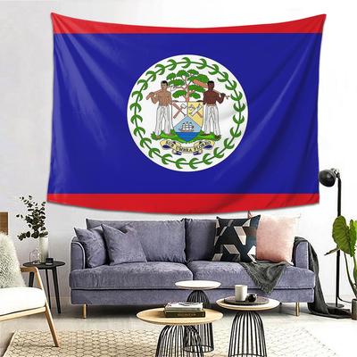 Belize Flagga Gåvor Klistermärken Produkter Gobeläng Dekoration Konst Estetiska Gobelänger för Vardagsrum Hem Väggduk Väggbonad