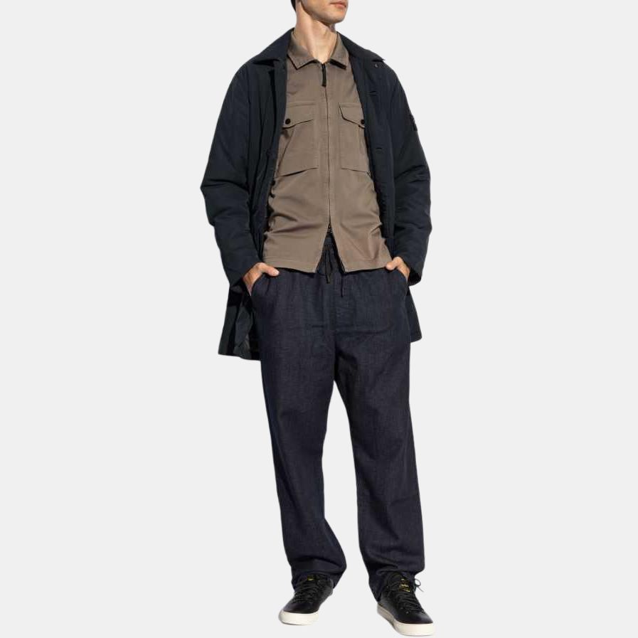 STONE ISLAND Overshirts Walnut Men Outerwear Brown 811512808-V0075