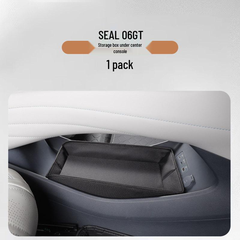 Cloud Realm fits the storage box behind the BYD Seal 06 GT's navigation screen, ETC storage box, and tissue box.