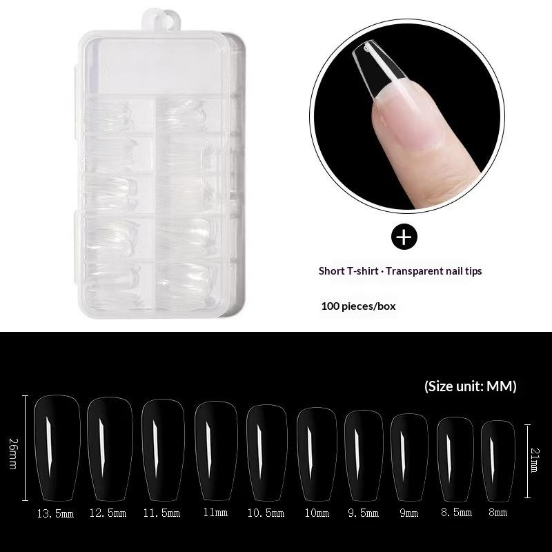 240pcs Sandwich Dual Nail Forms Coffin Nail Molds 15 Sizes Set for Salon Acrylic Gel Extension Manicure Tools