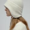 Carriere BABY ALPACA SEAMLESS STRAP KNIT BEANIE