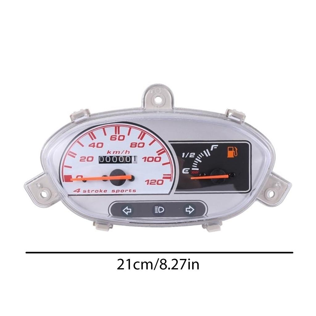 12V Motorcycle Odometer Speedometer Instrument for JOG 100 125CC with Weatherproof Construction & Low Power Consumption