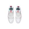 Li Ning 001 BTC Slip Resistant Abrasion Resistant Low top Skateboard Shoes Women's White Red AECR002-4