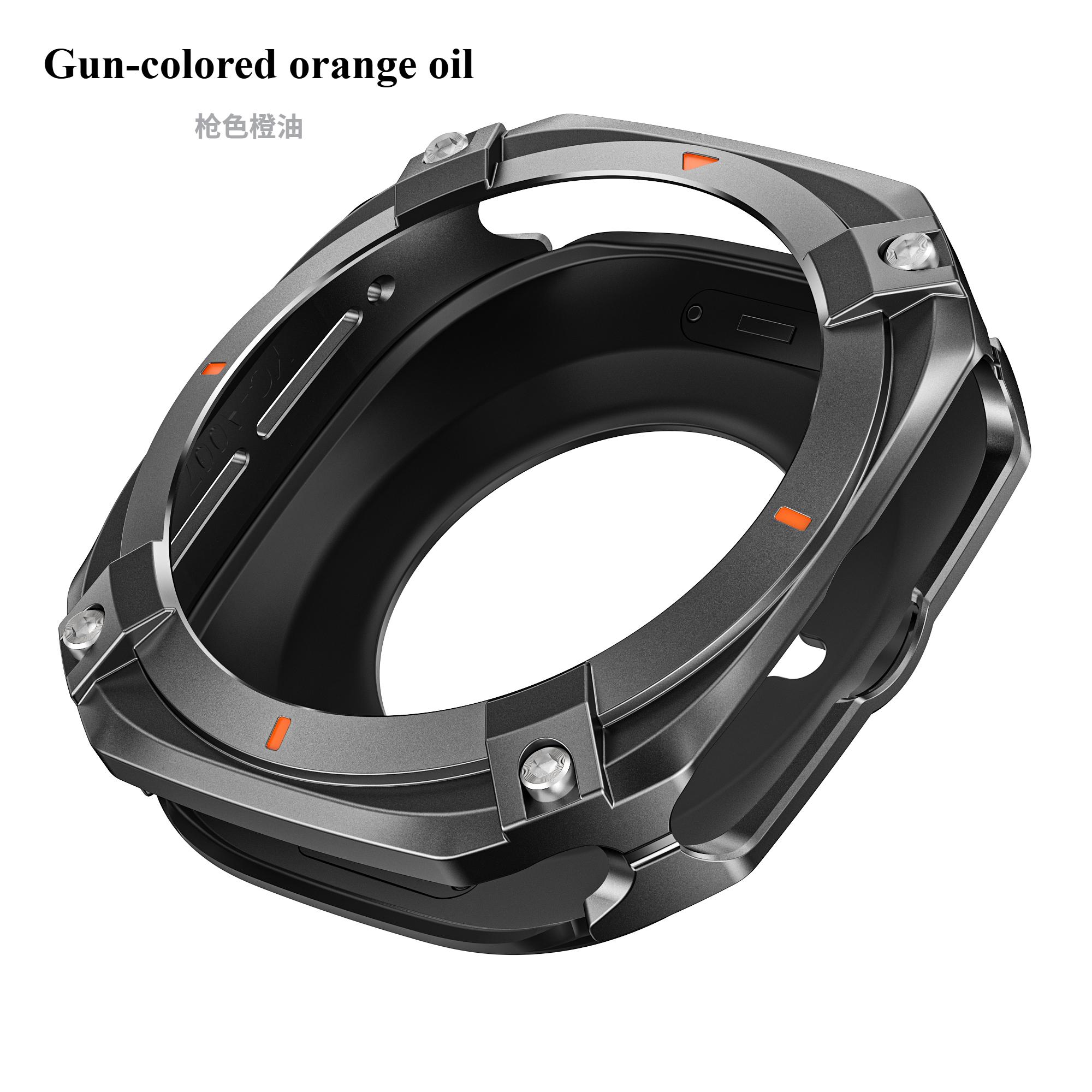 

Металлический защитный чехол для Samsung Galaxy Watch Ultra 47 мм без пленки на экран, твердый чехол для Galaxy Watch 7 Ultra, бампер, аксессуары Galaxy Watch 7 Ultra 47mm серый