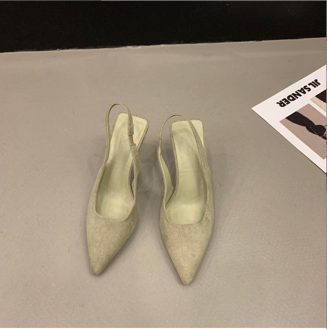 

Fashion High Quality Ladies Shoes Slip-on 2025 Women s Sandals Fashion Slingbacks Office and Career Hot Sale Plus Size Toe Cap Sandals 42 светло-зеленый