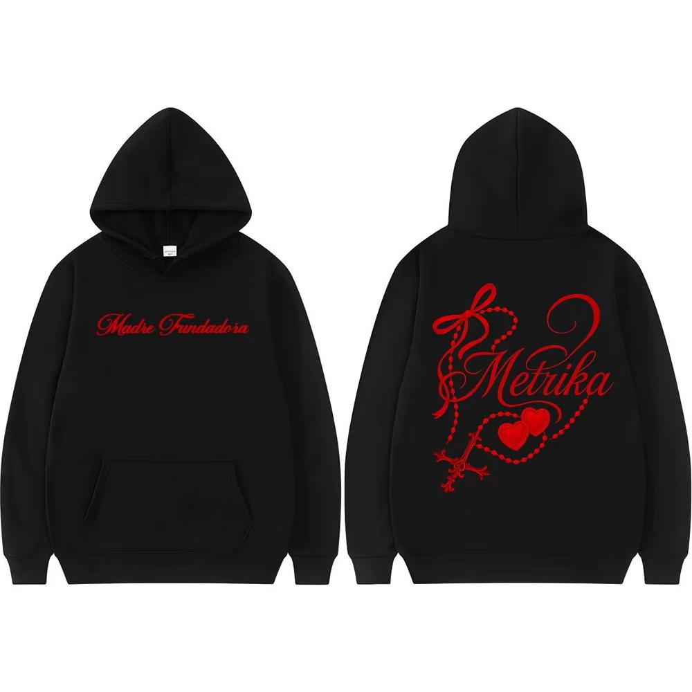 

Metrika Madie Fundadora Album Tour Graphics Pullover Mens Women Clothing Fashion Vintage Long Sleeve Hoodies S
