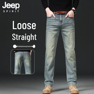 Jeans Coupe Droite Slim Fit pour Homme JEEP SPIRIT