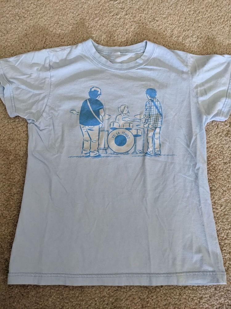 

Rare! YO LA TENGO Band Light Blue Shirt Unisex Concert S to 5XL Unisex T-Shirt M