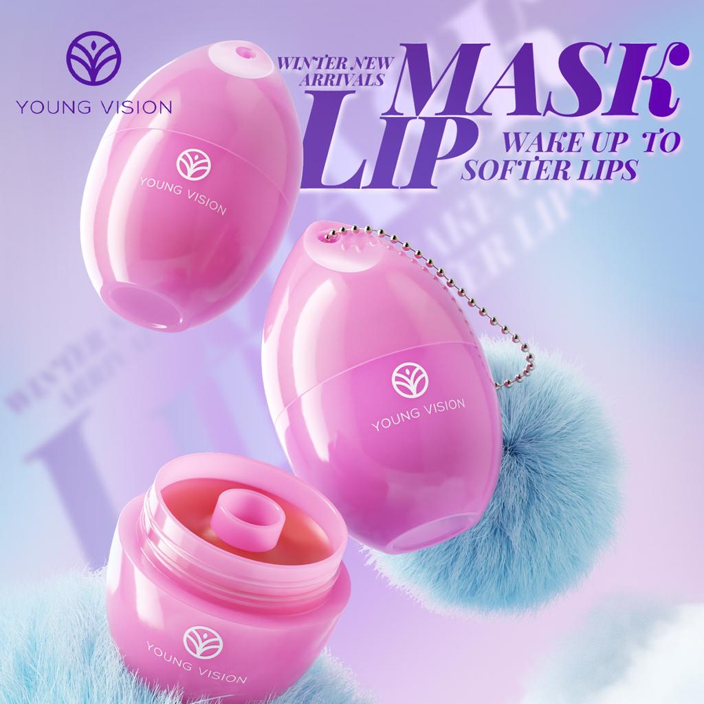 5-Color Lip Mask - Cherry & Strawberry Scented Jelly, Moisturizing Lip Care, Repair & Fade Lip Lines, for Lipitis Relief