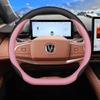 2026 For Changan Car Steering Wheel Cover Nappa Leather Fit CS35 Plus CS55 Plus CS75 Plus UNI‑T UNI‑K UNI‑V Car Accessories