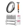 90 Grados 3MM Neumático Angular Aire Mini Amoladora de Troquel Joyería Alta Velocidad Grabado Pulidor Kit de Herramientas Molienda Escultura DIY Herramienta