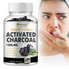 Cápsulas de Carvão Ativado - 1.200 mg Altamente Absorvente Ajuda a Aliviar Gases & Inchaço Promove Desintoxicação Natural Derivado de Cascas de Coco