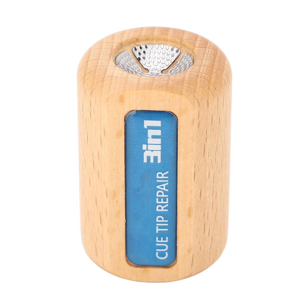 3 in 1 Cue Tip Repair Multifunctional Cue Shaper Tip Repair Tool for Billiard Tip Repair Accessory