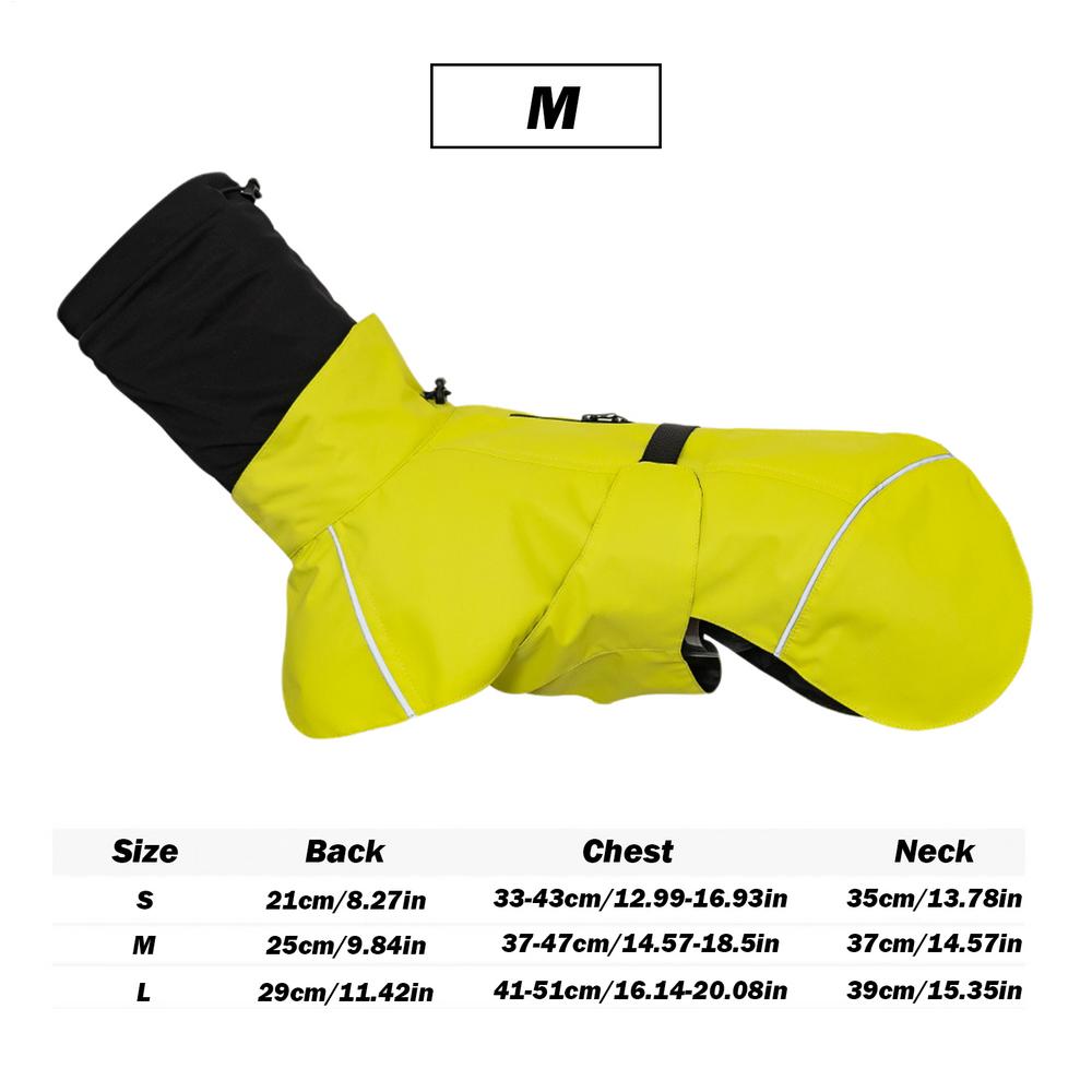 Rain Coat For Dogs Dog Rain Jacket For Small Medium Doggy Lightweight Reflective Pet Poncho Adjustable Jacket Clothes For Puppy