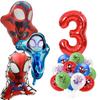 Spider Hero Birthday Party Decoration Plate Cup Banner Balloon Superhero Party Favors Baby Shower Decor Birthday Supplies Gift