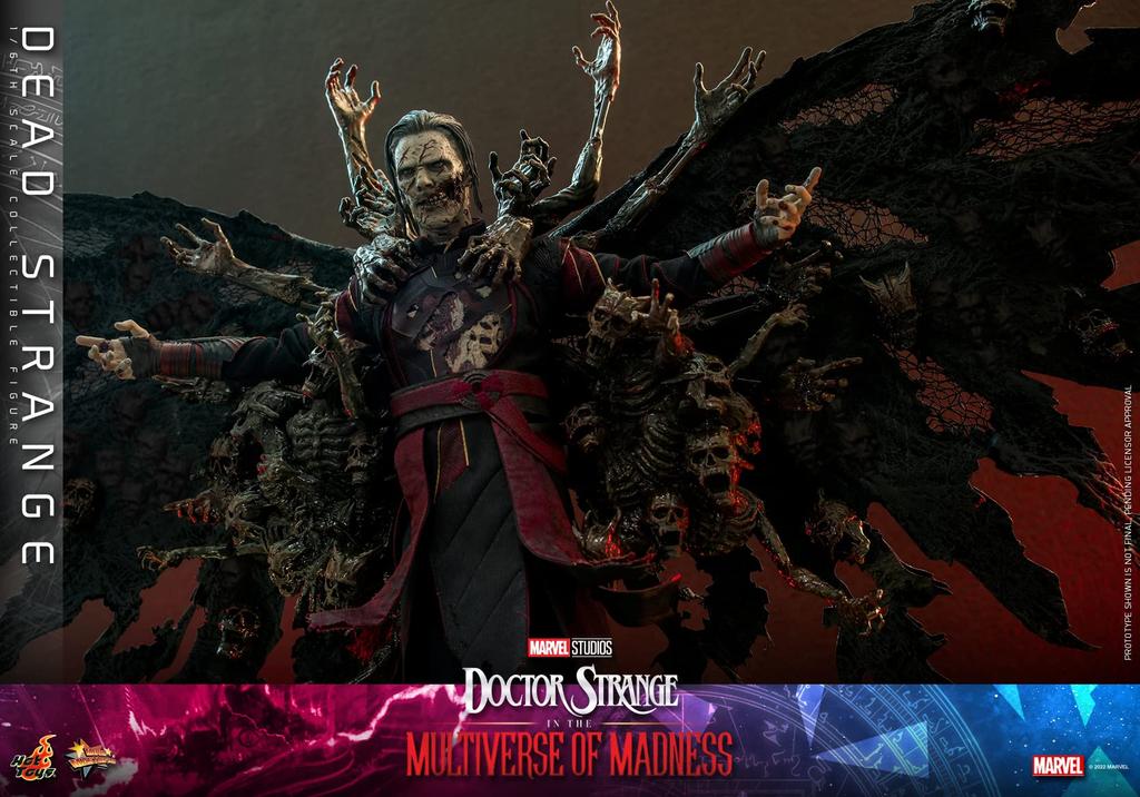 Movie Masterpiece Doctor Strange: The Multiverse of Madness Dead Strange 1/6 Scale Figure, Black, Approximately 31cm Tall, MMS654