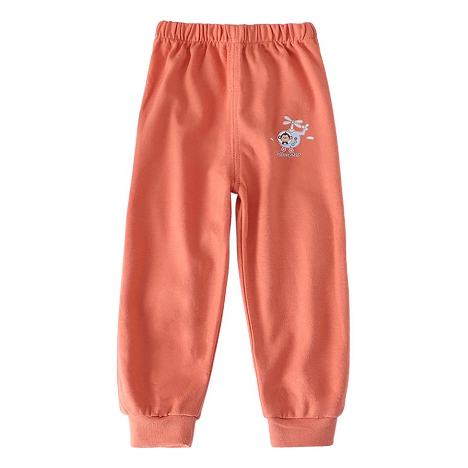 Dětské spodky Unisex ležérní dlouhé kalhoty pro chlapce a dívky Jaro Podzim Elastický pas Kreslená zvířátka Capri Dětské oblečení