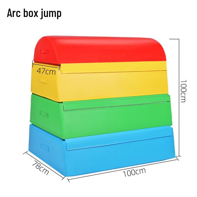 WEZHO Kids Arched Vaulting Box & Foldable Ramp