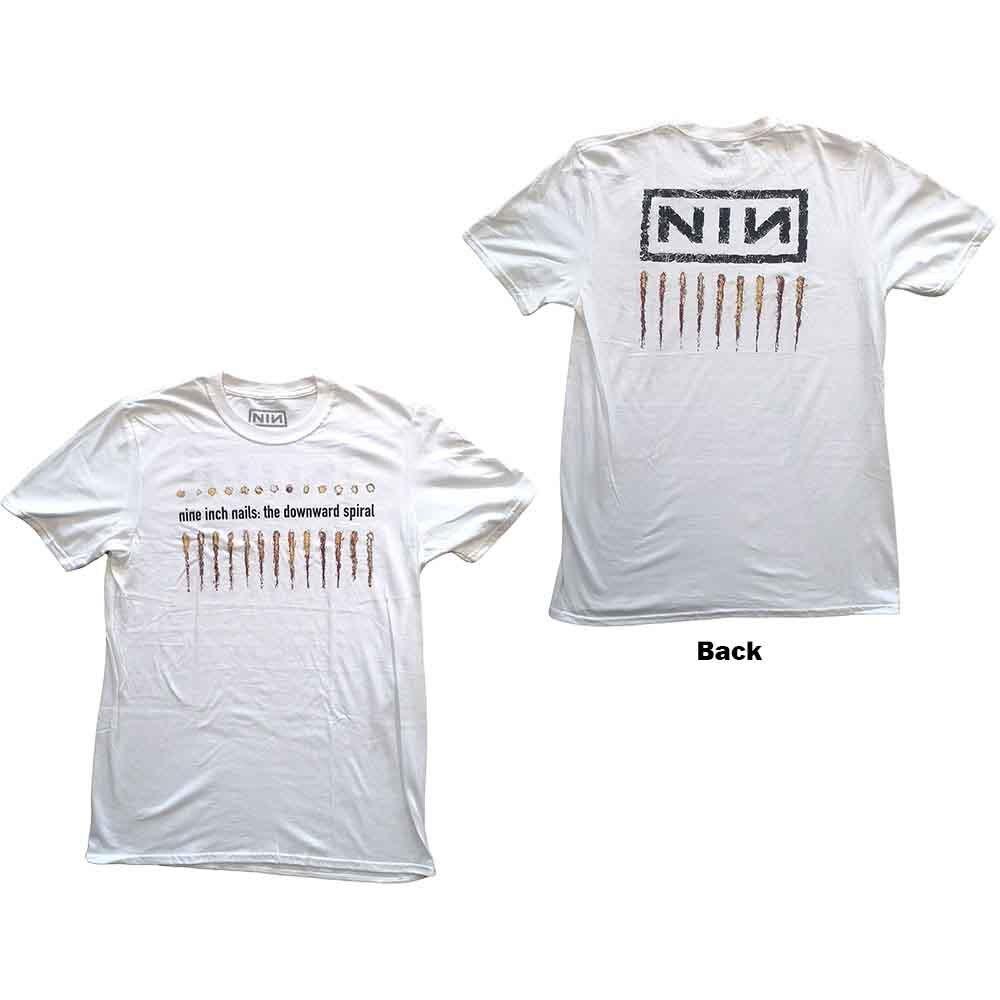 

Nine Inch Nails Downward Spiral T-Shirt White New S