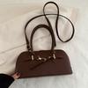 Simple niche portable commuter bag women's new fashionable retro underarm bag simple large-capacity messenger bag