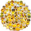 50pcs Duck Stickers,Cute Yellow Duck for Water Bottles Phone