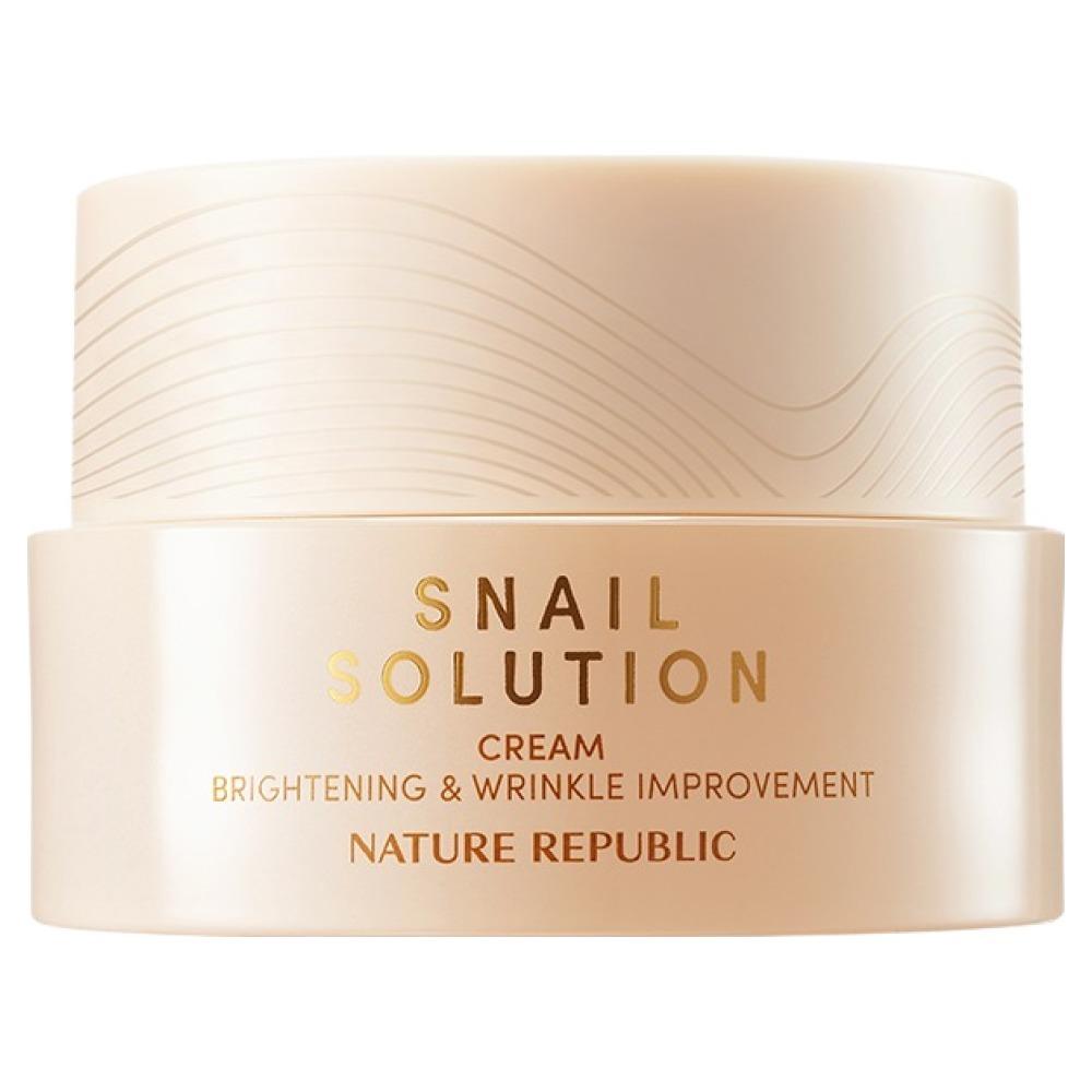 Nature Republic Snail Solution Cream Elasticity & Vitality Moisturizer 52ml